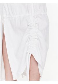 BDG Urban Outfitters Spódnica maxi BDG BAGGY LINEN SKIRT 76472083 Biały. Kolor: biały #3