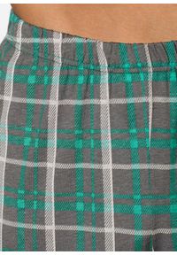 bonprix - Bawełniana piżama z długim rękawem. Kolor: zielony. Materiał: bawełna. Długość: długie #3