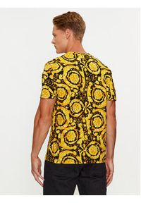 VERSACE - Versace T-Shirt 1000959 Żółty Regular Fit. Kolor: żółty. Materiał: bawełna #3