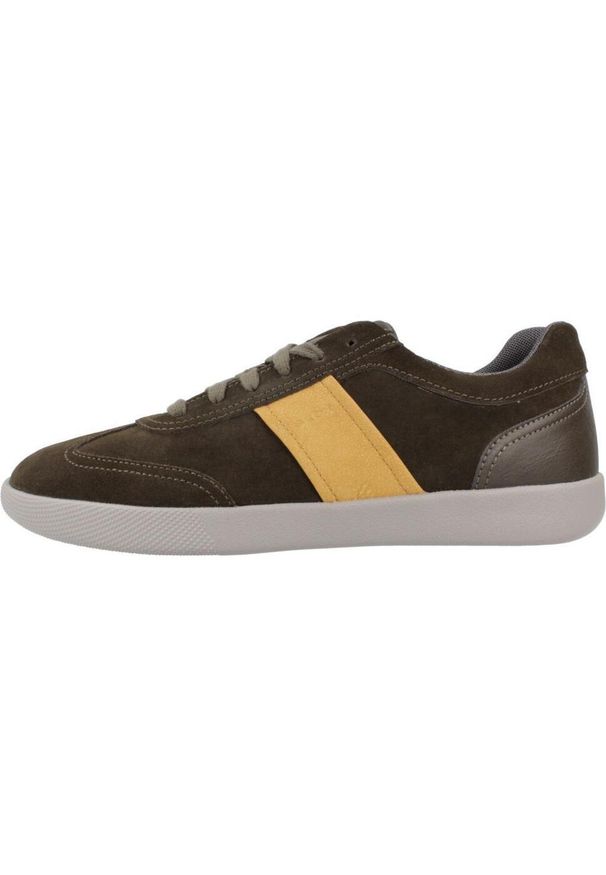 Tenisówki Geox Model U Rieti Kolor Zielony. Kolor: zielony. Materiał: syntetyk, tkanina