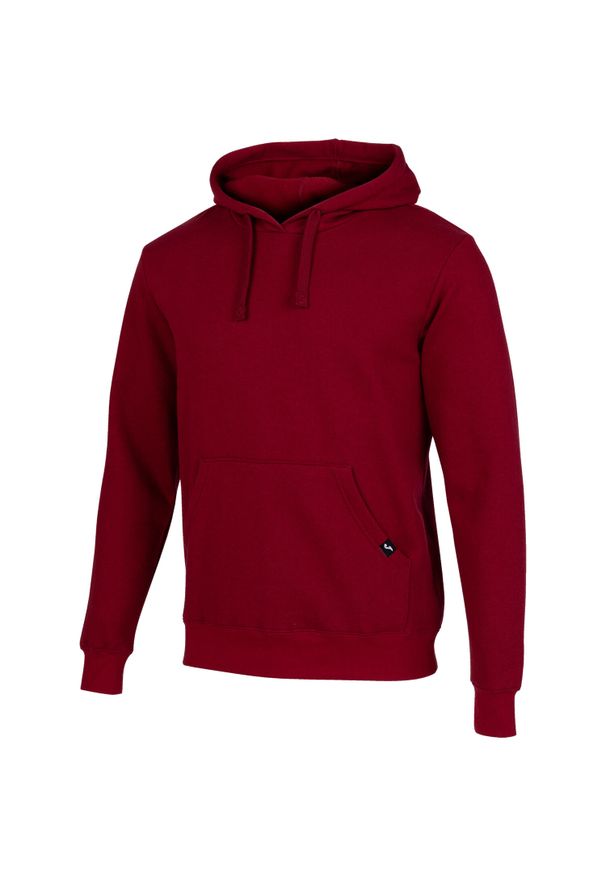 Joma - Bluza dresowa sportowa męska Montana Hoodie. Kolor: brązowy, wielokolorowy, czerwony. Materiał: poliester, bawełna