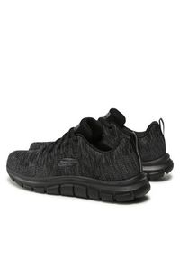 skechers - Skechers Sneakersy Front Runner 232298/BBK Czarny. Kolor: czarny. Materiał: materiał #8