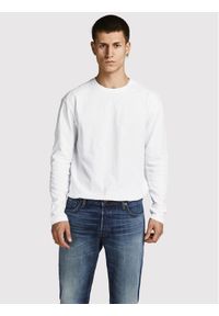 Jack & Jones Longsleeve Noa 12190128 Biały Loose Leg. Kolor: biały. Materiał: bawełna. Długość rękawa: długi rękaw #1