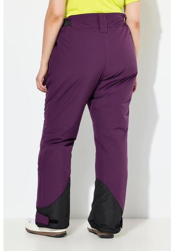 ULLA POPKEN - Damskie Spodnie funkcyjne HYPRAR wodoodporne zapięcie na rzep. Kolekcja: plus size. Kolor: czerwony. Materiał: elastan, poliester, materiał. Sezon: zima. Sport: narciarstwo