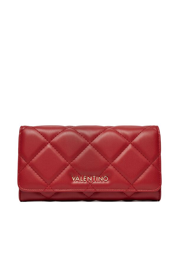 VALENTINO - Duży Portfel Damski Valentino. Kolor: czerwony