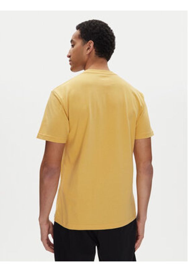DC Shoes T-Shirt ADYZT05373 Żółty Heritage Fit. Kolor: żółty. Materiał: bawełna