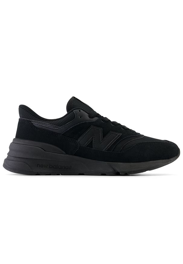 Buty unisex New Balance U997RFB – czarne. Okazja: na co dzień. Kolor: czarny. Materiał: guma, materiał, skóra, syntetyk. Szerokość cholewki: normalna