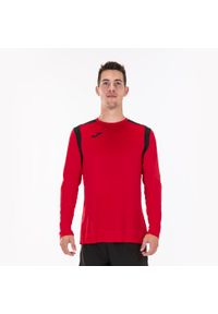 Koszulka do piłki nożnej męska Joma Championship V z długim rękawem. Kolor: czerwony, wielokolorowy, czarny. Długość rękawa: długi rękaw. Długość: długie #2