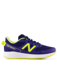 Buty New Balance YK570BY3 - granatowe. Okazja: na co dzień. Kolor: niebieski. Materiał: guma, syntetyk, materiał. Szerokość cholewki: normalna