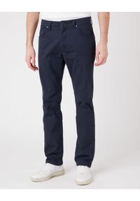 Wrangler - WRANGLER GREENSBORO MĘSKIE SPODNIE JEANSOWE DARK NAVY W15Q71XAE 112319943. Materiał: jeans #1