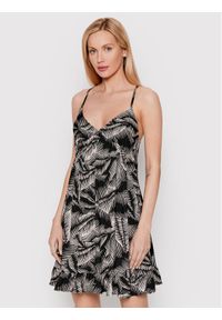 Volcom Sukienka letnia Stay Palm B1312206 Czarny Regular Fit. Kolor: czarny. Materiał: wiskoza. Sezon: lato