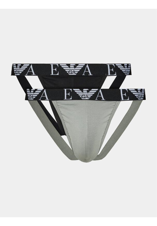 Emporio Armani Underwear Komplet 2 par slipów 111932 4R715 24943 Kolorowy. Materiał: bawełna. Wzór: kolorowy