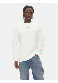 Hugo - HUGO Longsleeve Daposo 50511029 Beżowy Relaxed Fit. Kolor: beżowy. Materiał: bawełna. Długość rękawa: długi rękaw #1