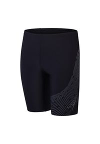 Spodenki kąpielowe jammery dziecięce Speedo Eco Medley Logo. Kolor: czarny, wielokolorowy, zielony. Wzór: nadruk #1