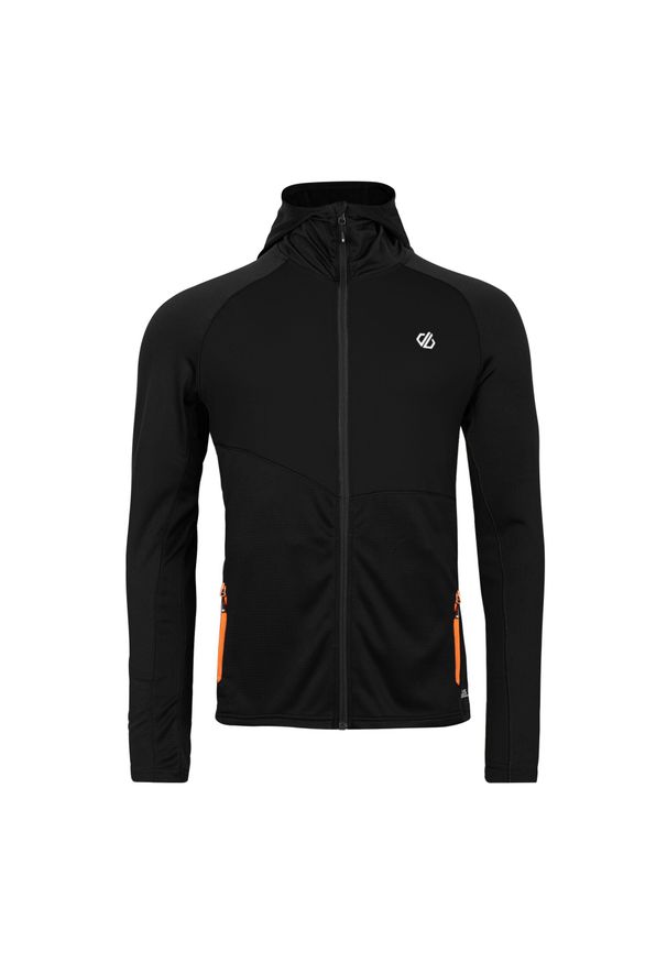 DARE 2B - Męska Warstwa Środkowa Assimilate II Core Stretch Midlayer. Kolor: czarny. Sport: turystyka piesza