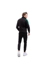 Dres piłkarski dla dzieci Givova Tuta Revolution czarno-zielony. Kolor: czerwony, czarny, wielokolorowy, zielony. Materiał: dresówka. Styl: sportowy #2