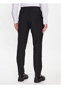 Hugo Spodnie garniturowe 50446526 Czarny Slim Fit. Kolor: czarny. Materiał: wełna #4