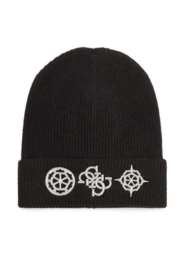 Guess Czapka AW5177 POL01 Czarny. Kolor: czarny. Materiał: akryl