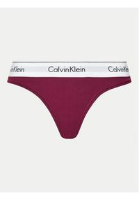 Calvin Klein Underwear Stringi 0000F3786E Fioletowy. Kolor: fioletowy. Materiał: bawełna #4