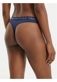 TOMMY HILFIGER - Tommy Hilfiger Stringi UW0UW06039 Granatowy. Kolor: niebieski. Materiał: bawełna #3