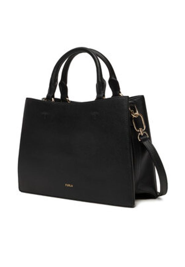 Furla Torebka Nuvola Medium WB01336-BX2045-O6000 Czarny. Kolor: czarny. Materiał: skórzane