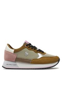 Sneakersy U.S. Polo Assn.. Kolor: brązowy