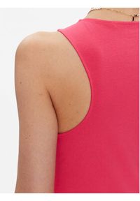 Calvin Klein Jeans Top J20J220765 Różowy Regular Fit. Kolor: różowy. Materiał: bawełna