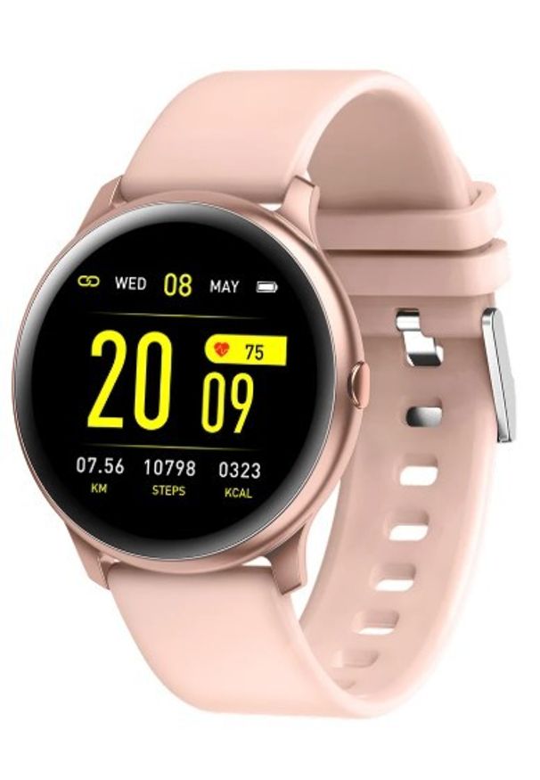 Maxcom Fit FW32 Neon różowy. Rodzaj zegarka: smartwatch. Kolor: różowy. Styl: casual, retro, elegancki