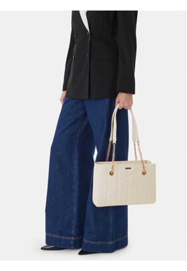 Aldo Torebka Miroede 14143936 Beżowy. Kolor: beżowy. Materiał: skórzane