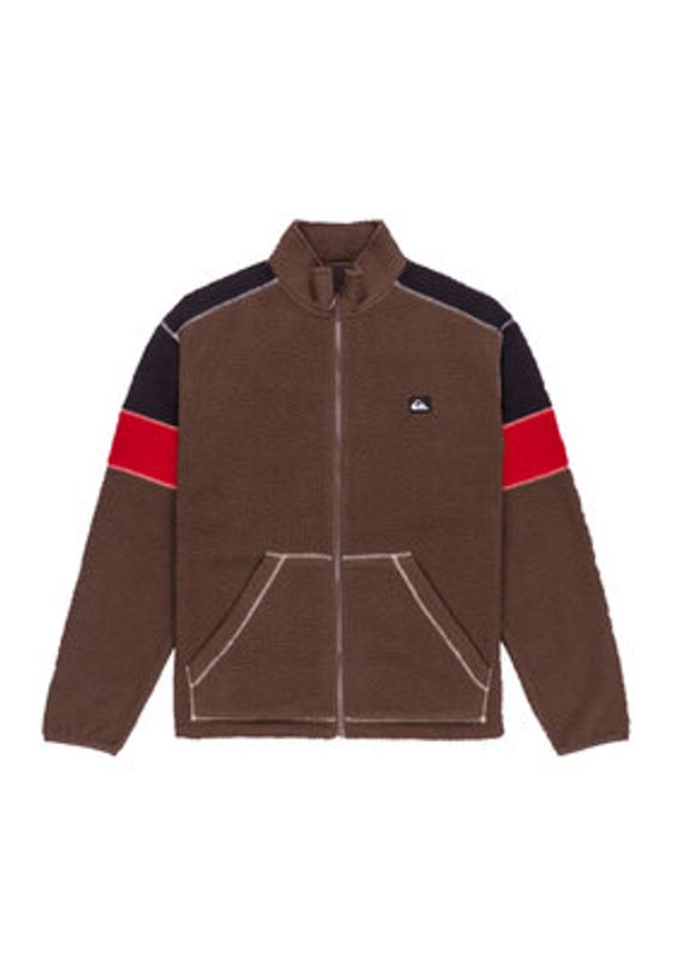 Quiksilver Polar Clean Coast Block EQYPF03065 Brązowy Loose Fit. Kolor: brązowy. Materiał: syntetyk