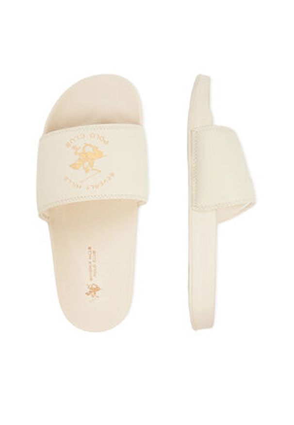 Beverly Hills Polo Club Klapki CEO-WP-CA23332C Beżowy. Kolor: beżowy. Materiał: materiał, syntetyk