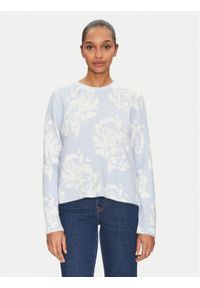 Morgan Sweter 251-MPETAL Błękitny Regular Fit. Kolor: niebieski. Materiał: syntetyk #1