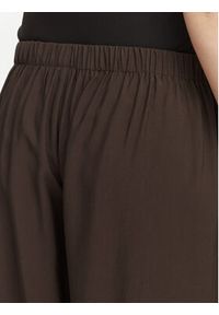 only - ONLY Spodnie materiałowe Scarly 15380514 Brązowy Relaxed Fit. Kolor: brązowy. Materiał: materiał #6