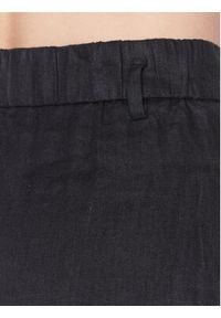 Sisley Szorty materiałowe 4AGHL900Q Czarny Regular Fit. Kolor: czarny. Materiał: materiał, len #5