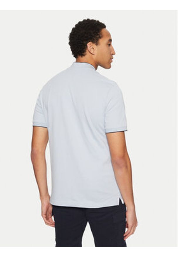 Calvin Klein Polo K10K114139 Niebieski Regular Fit. Typ kołnierza: polo. Kolor: niebieski. Materiał: bawełna