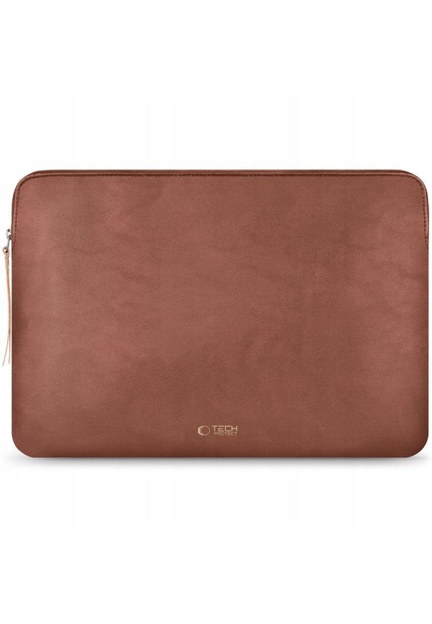 TECH-PROTECT - Etui Tech-Protect Fleece 16" Brązowy. Kolor: brązowy