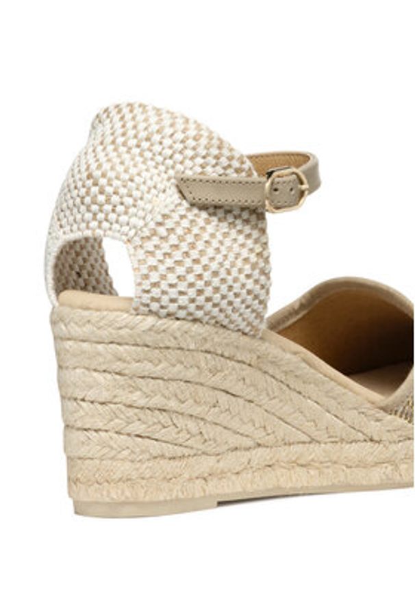Geox Espadryle D Gelsa Low D55NGE 01106 C6738 Beżowy. Kolor: beżowy. Materiał: materiał