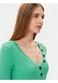 Morgan Sweter 201-MBANBI.N Zielony Slim Fit. Kolor: zielony. Materiał: wiskoza #3