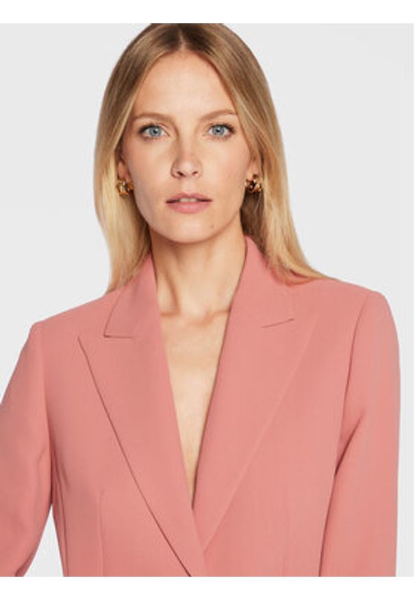 Ted Baker Marynarka 261664 Różowy Slim Fit. Kolor: różowy. Materiał: syntetyk