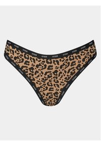 Guess Komplet 3 par stringów O4GG23 K6YW1 Brązowy. Kolor: brązowy. Materiał: bawełna #7