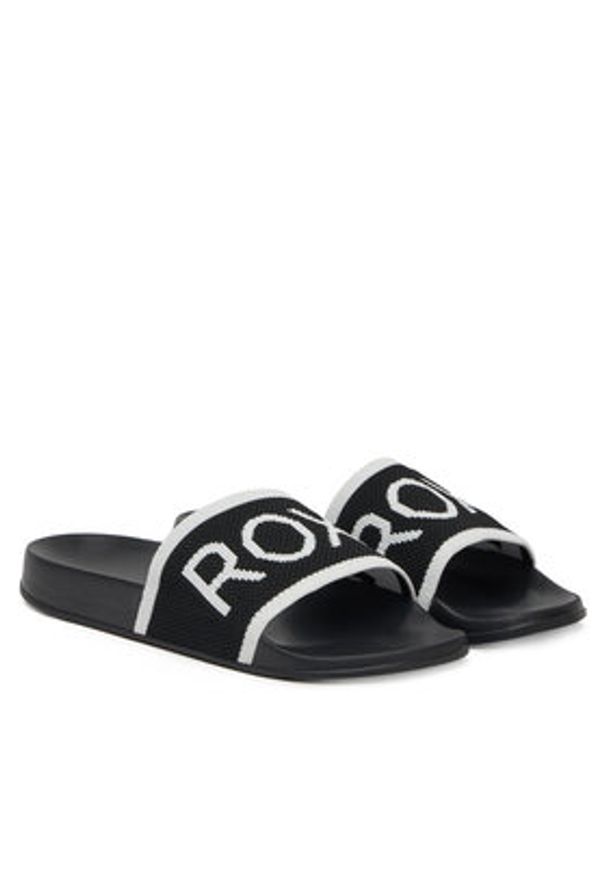 Roxy Klapki ARJL101127 Czarny. Kolor: czarny. Materiał: materiał