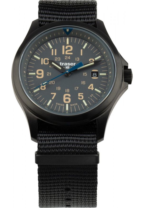 Zegarek Traser Zegarek męski Traser TS-111072 czarny. Kolor: czarny