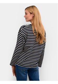 Kaffe Bluzka Winny 10507727 Granatowy Regular Fit. Kolor: niebieski. Materiał: bawełna #6