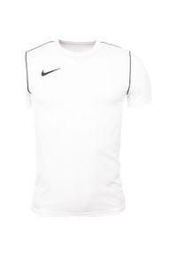 Koszulka sportowa dla dzieci Nike Dri Fit Park. Kolor: biały. Technologia: Dri-Fit (Nike)