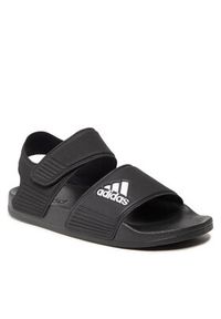 Adidas - adidas Sandały Adilette Sandal K GW0344 Czarny. Kolor: czarny. Materiał: materiał #6
