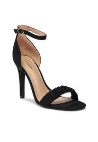 DeeZee Sandały LS5260-08A Czarny. Kolor: czarny. Materiał: materiał