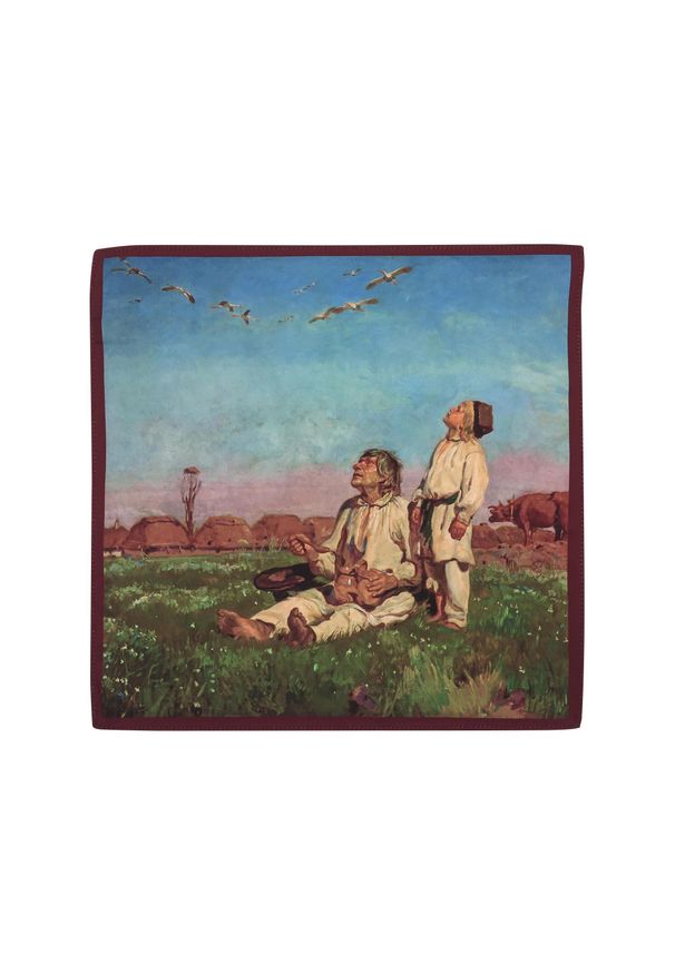 Modini - Poszetka z reprodukcją obrazu