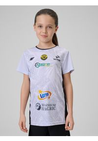 4f - 4F Koszulka meczowa replika domowa z sezonu 2025/26 dziecięca 4F x Sokół & Hagric Mogilno - czarna 98/104. Okazja: do domu. Kolor: czarny. Materiał: materiał. Wzór: nadruk. Sezon: lato #1