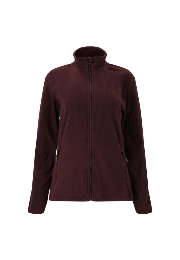 Polar damski Whistler Cocoon. Kolor: czerwony. Materiał: polar. Sport: turystyka piesza