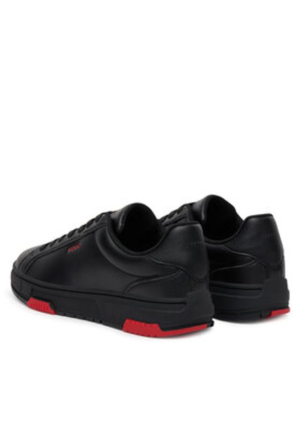 Hugo - HUGO Sneakersy Yarrow 50555773 Czarny. Kolor: czarny. Materiał: skóra